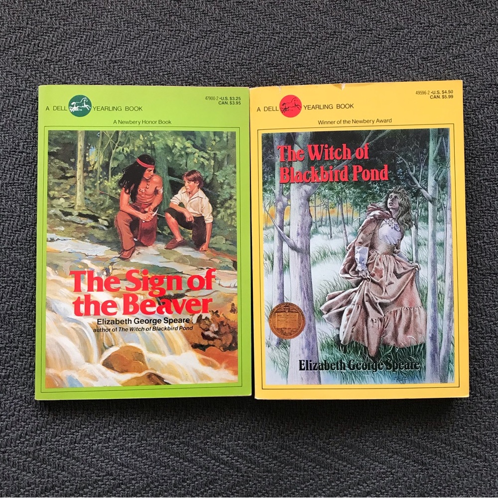 Vintage Elizabeth George Speare Witch of Blackbird Pond 1987 Sign of the Beaver